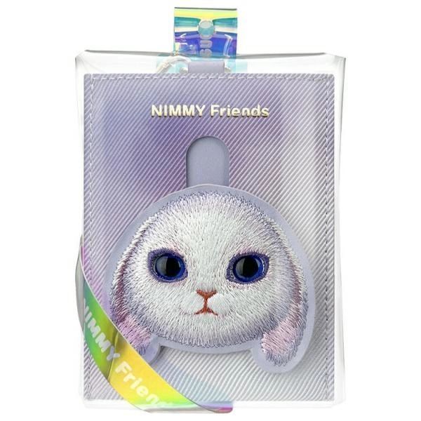 Portfel Nimmy Big Eyed Pet 2.0 Rabbit etui na karty - fioletowy