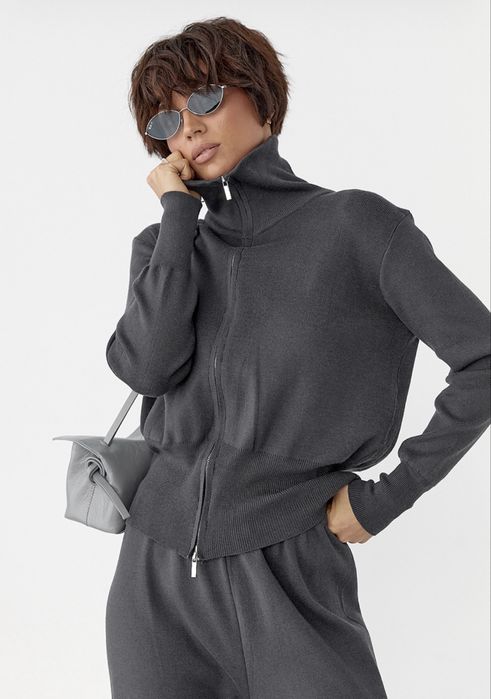 Трикотажний костюм з кардиганом та палаццо