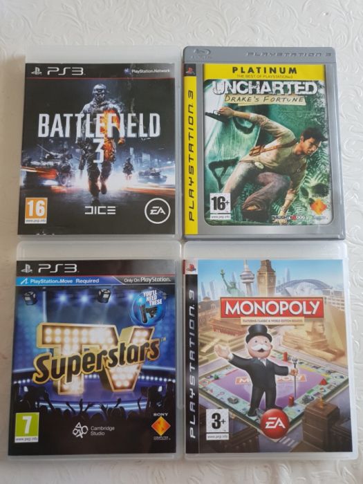 Jogos ps3 usados