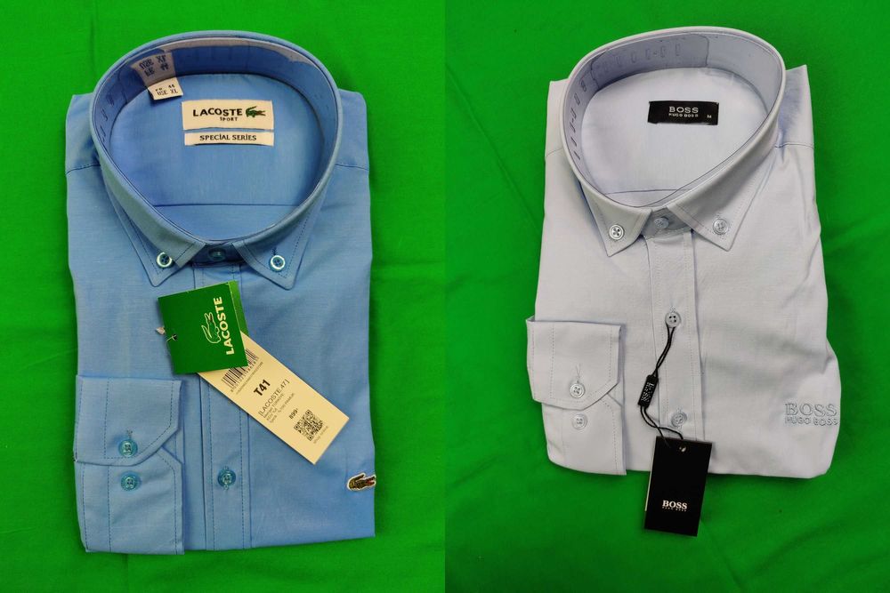 Koszule męskie M-3XL Slim Fit Hugo Boss Lacoste Premium