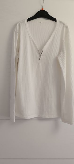 Camisola branca algodão