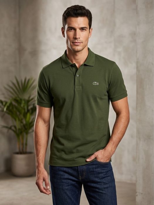 Чоловіча футболка поло Lacoste розмір S,бренлова футброка поло чоловіча