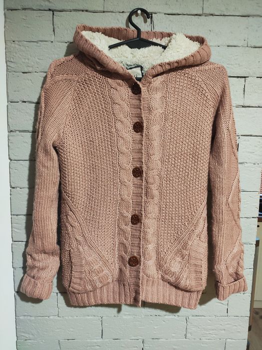 Sweter bluza na kożuszku Bershka S jesień zima