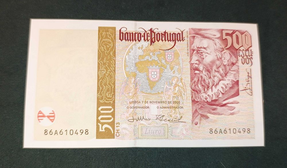 Lote de Notas Antigas de Portugal (Escudos) – Como Novas