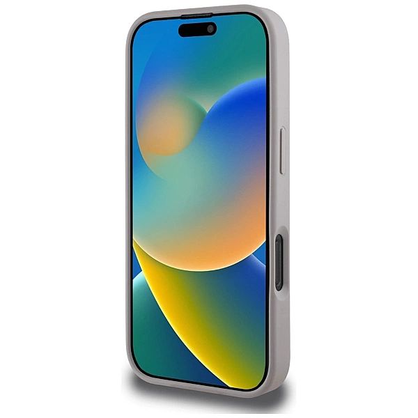 Etui Guess Grained Roses Big 4G logo na iPhone 16 Pro Max - fioletowe