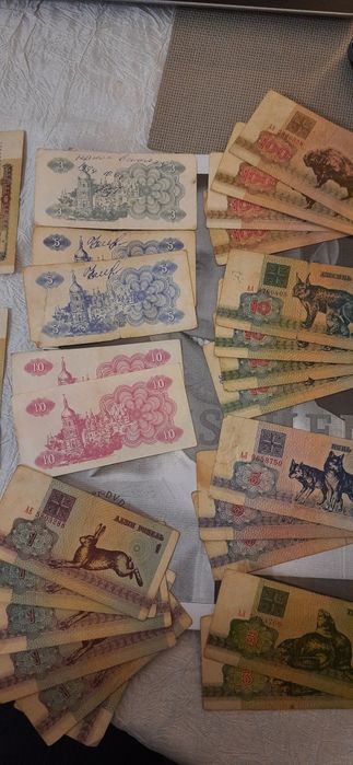 Купюри талони рублі