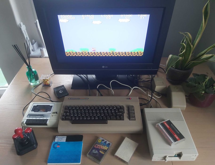 Commodore C64G stacja 1541-II sprawny komplet