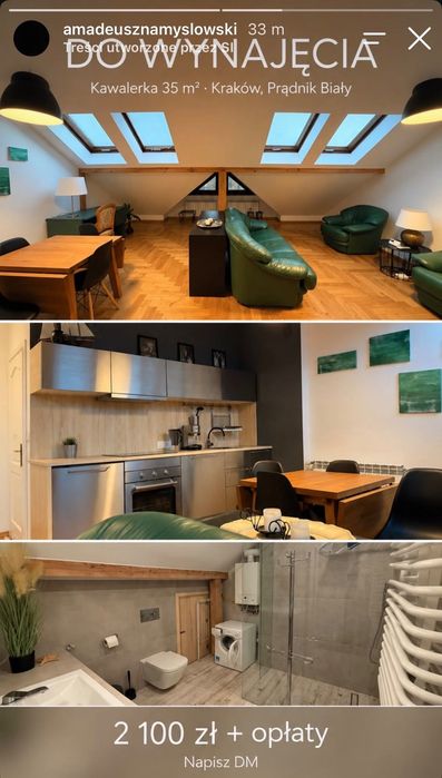 Wynajmę kawalerkę 35 m2