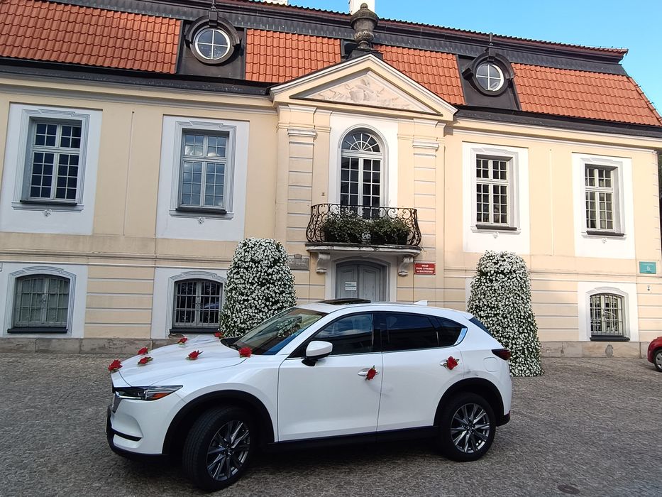 Auto do ślubu MAZDA CX-5 SUV biała perła