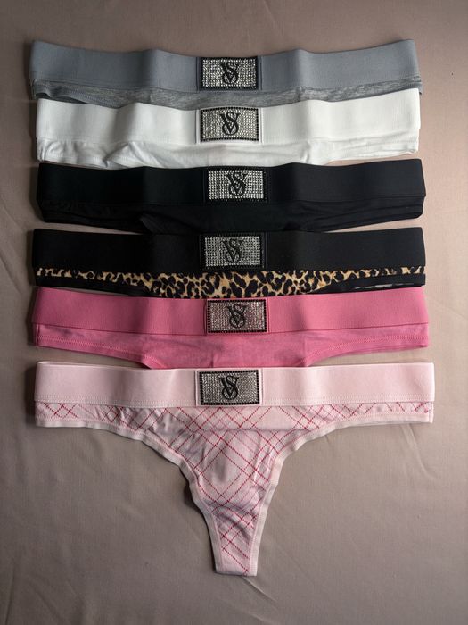 Трусики Victoria’s Secret стрази Вікторія Сікрет оригінал, бавовна