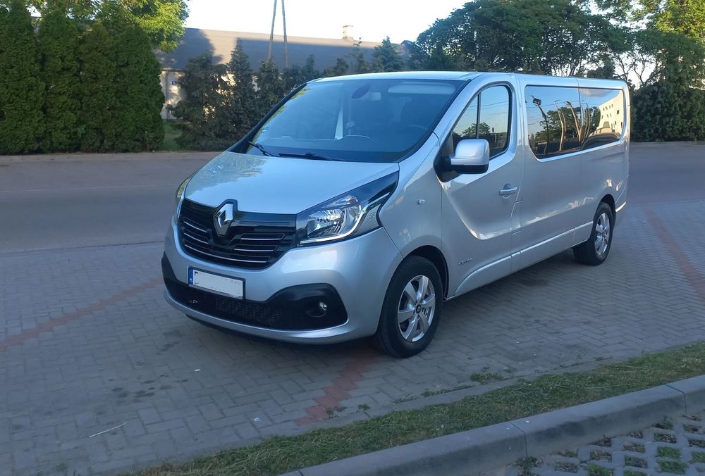 Renault Trafic 11.2017r. 1.6 145KM 9 os. Klima tył, PDC, NAVI, ASO,  Salon PL,FVAT23%
