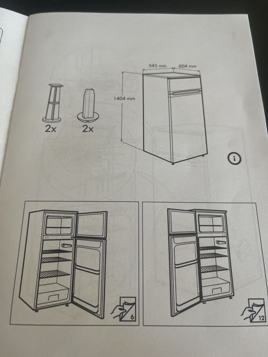 Frigorifico Ikea LAGEN com congelador