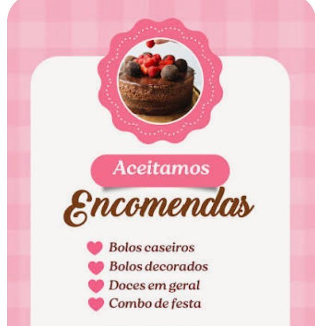 Encomenda de bolos