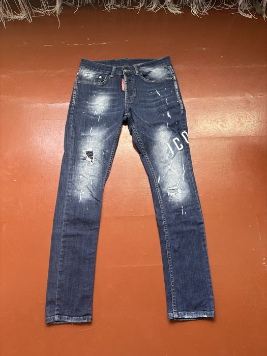 джинсы dsquared2 icon2 slim fit