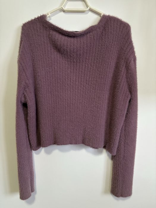 Cardigan lilás Pull&Bear