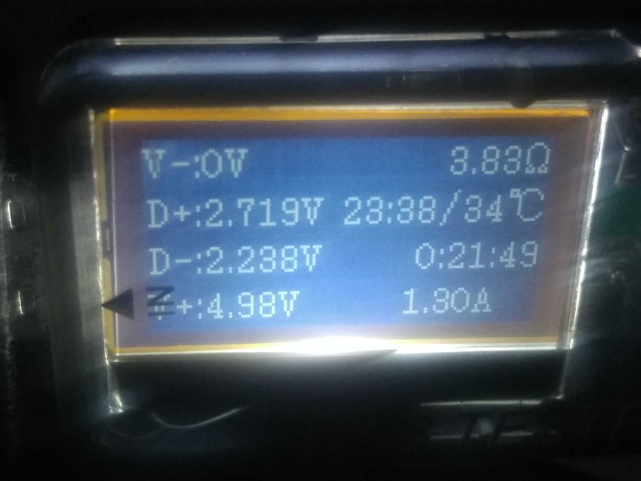 USB тестер J7-t Черный Доктор вольтметр амперметр ваттметр