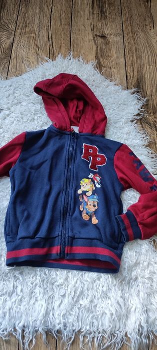 Paw Patrol Nickelodeon bluza chłopięca z kapturem 110 cm