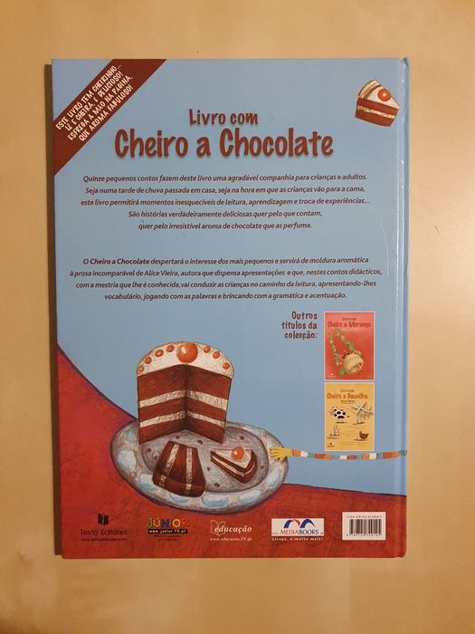 Livro "Livro com Cheiro a Chocolate"