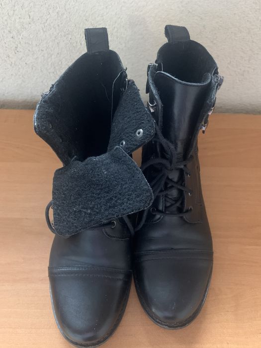 Botki buty skórzane dziecięce mlodzieżowe lasocki roz 36 ocieplane