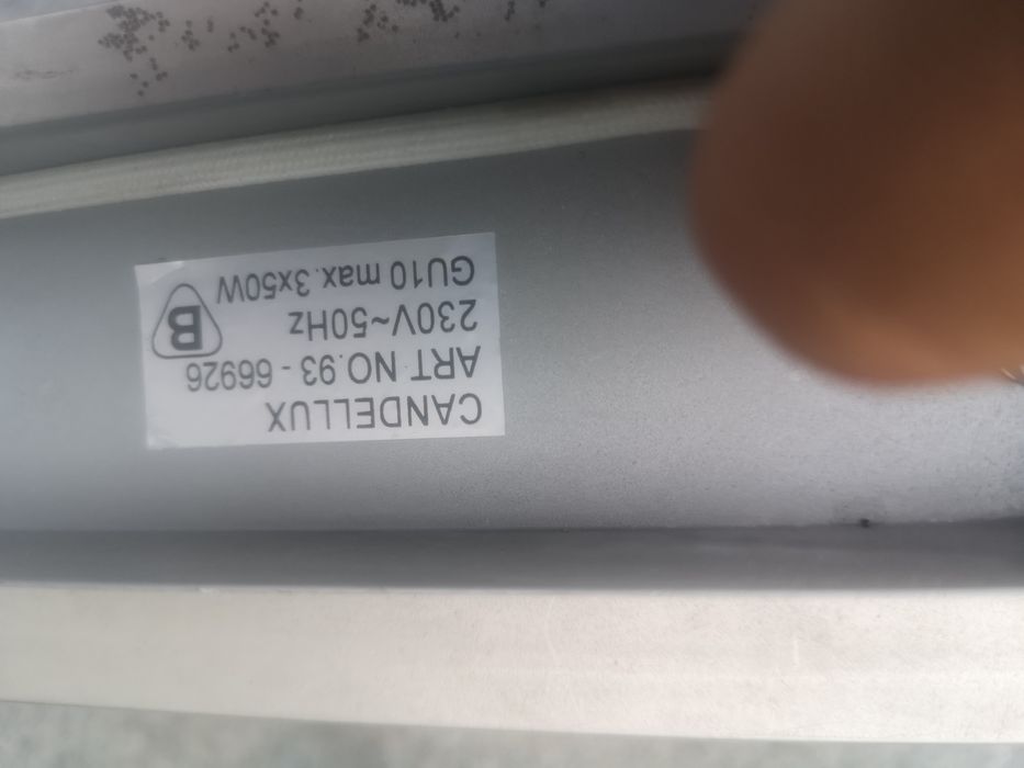 Lampa Listwa 3 lampki regulowane sprawne Lampa szynowa