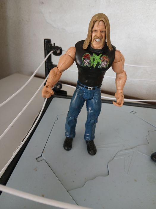WWE lote ring e 2 bonecos