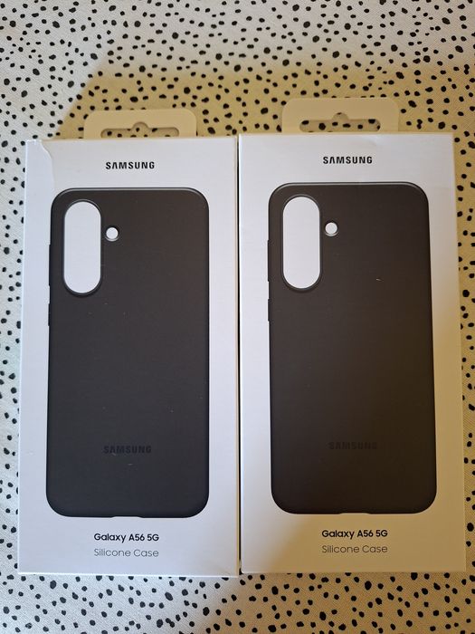 Оригинальные чехлы SAMSUNG Silicone Case A 56 Black (EF-PA566CBEGWW) для телефона Самсунг Галакси А 56. НОВЫЕ.  Цена снижена.
