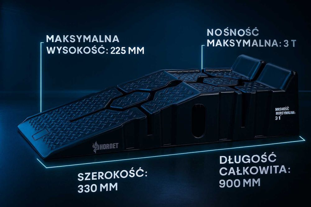 Najazdy samochodowe najazd samochodowy rampa podjazdy 3T 3000kg 2szt