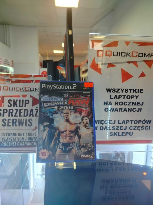 Gra PlayStation 2 PS2 Smack Down VS Raw 2011 Gwarancja 1 Rok