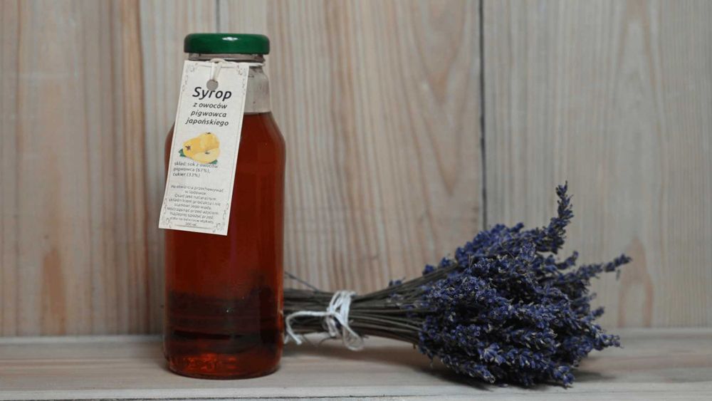 5 szt. Syrop z owoców pigwowca japońskiego / poj. 300 ml /