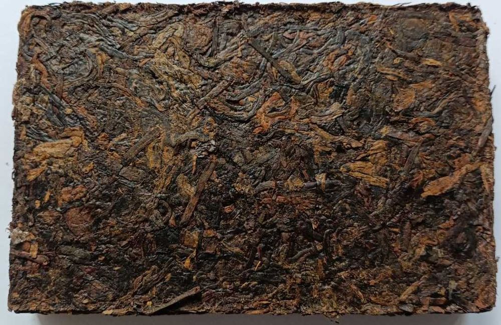 Чай Пуер Шу Лао Бань Чжан цегла 200 грам 2008 рік