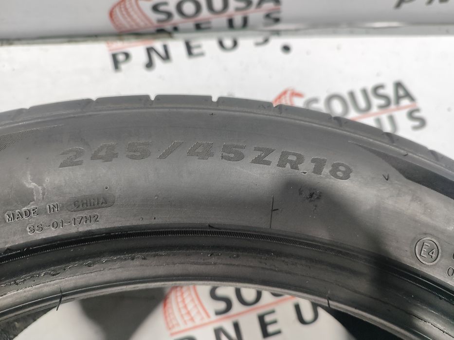 2 pneus semi novos 245-45ZR18 - Oferta dos Portes