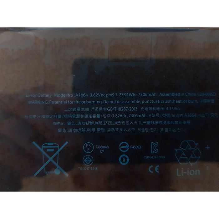 Bateria Do Apple Ipad Pro 9.7 2016 A1664 A1674