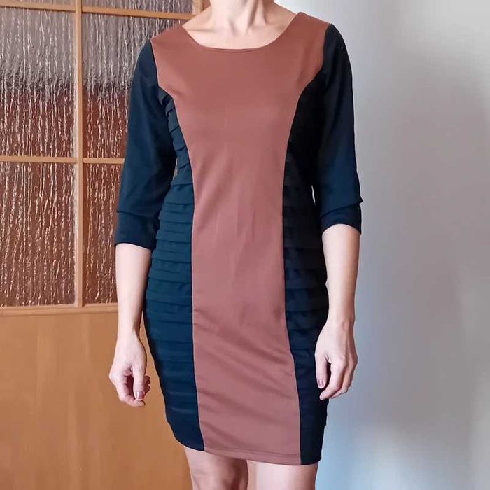 sukienka dzianinowa 38 tunika