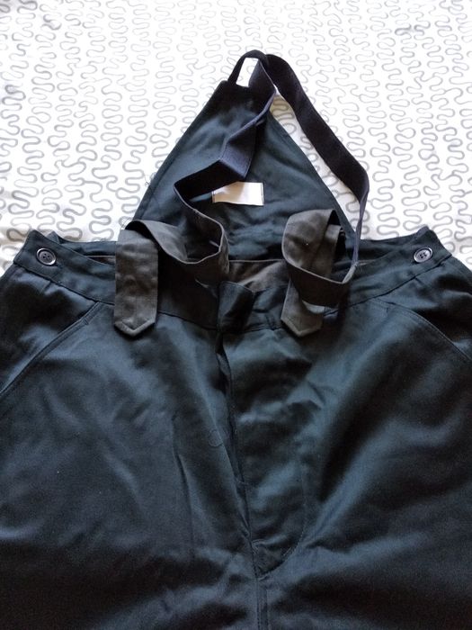 Spodnie ogrodniczki ocieplane wojskowe