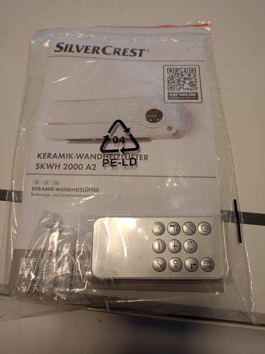 Grzejnik łazienkowy SilverCrest 2000 W 19 x 565 mm biały