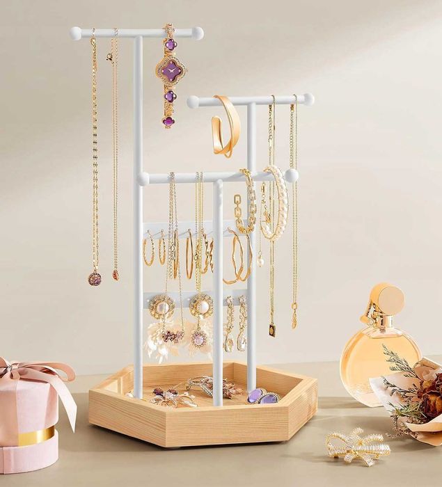 Nowy Stojak na biżuterię organizer na biżuterię ekspozytor wieszak