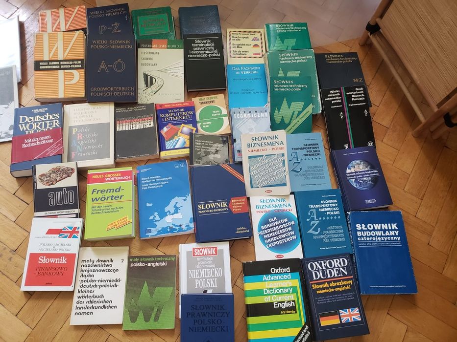 Biblioteka tłumacza - słowniki i inne pomoce, okazja