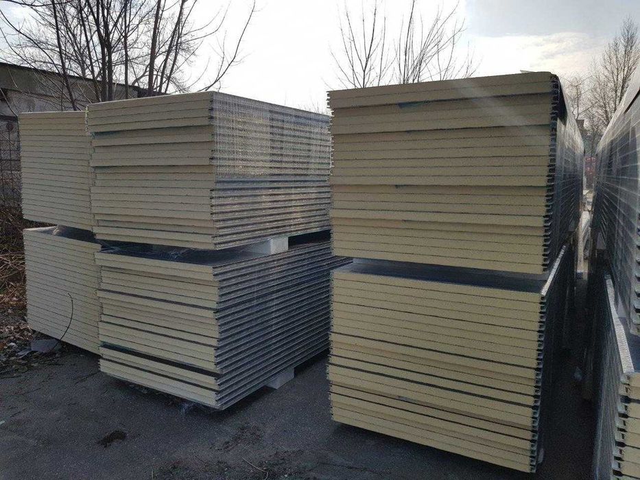 Płyta warstwowa obornicka piana PUR 40mm ściana garaż hala 1klasa