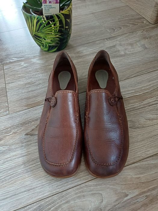 Mokasyny skórzane damskie Ara rozm 8,5 (42,5).