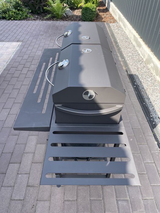 Професійний мангал-гриль 4 мм, 1 метр для барбекю