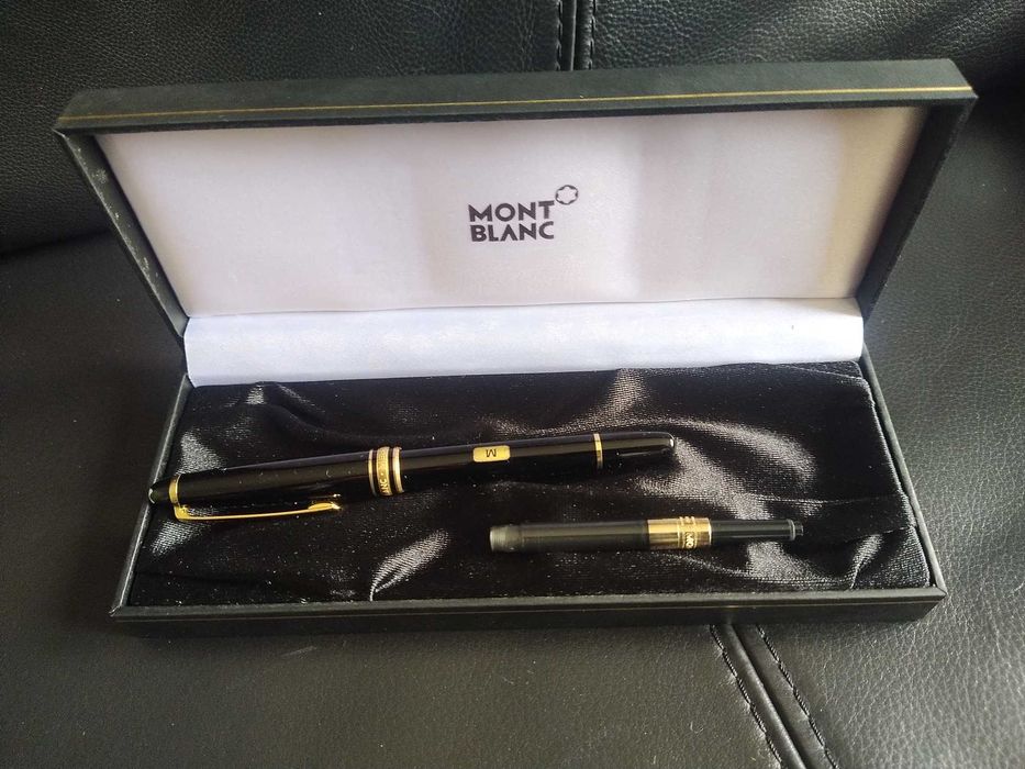 Caneta Montblanc Meisterstuck Classique, ouro 14K - 585