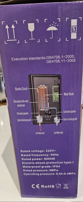 Aquecedor de água eléctrico