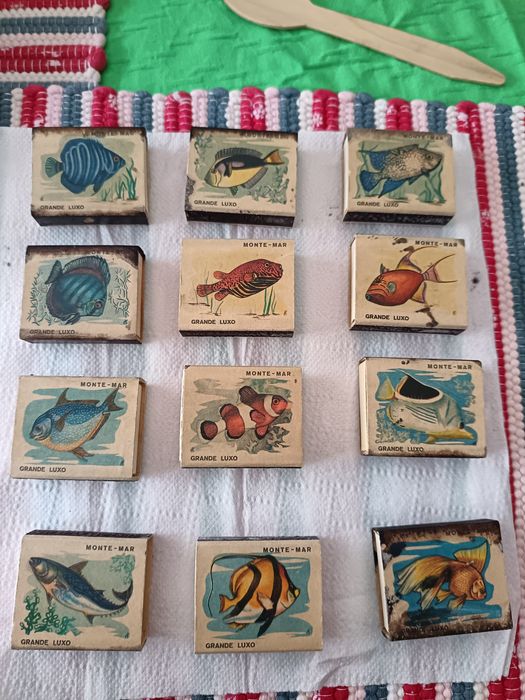 Caixas de fósforos antigas | Monte-Mar