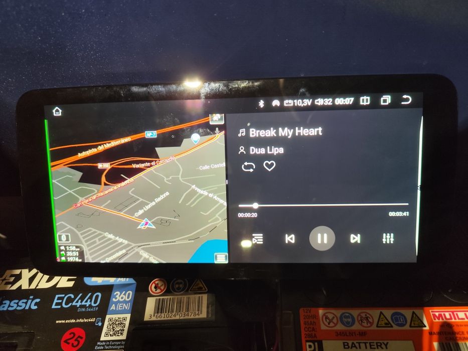 Autoradio android Mercedes w203 classe C