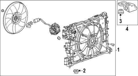 2024 Honda Prologe запчастини. Радіатор