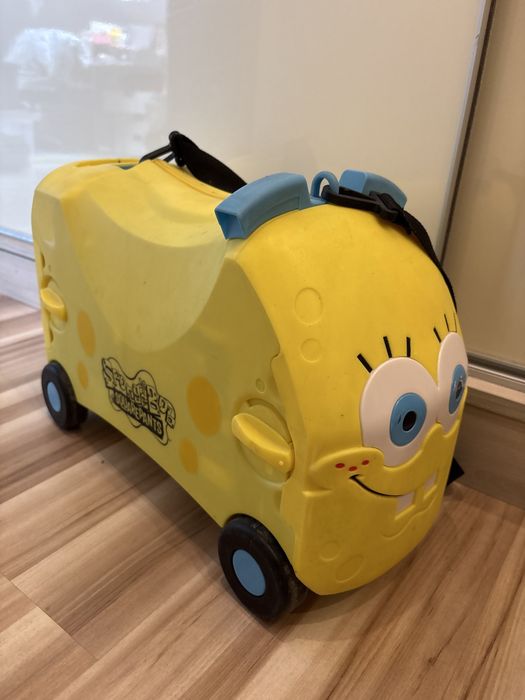 Walizka podróżna samochód SpongeBob dla dziecka