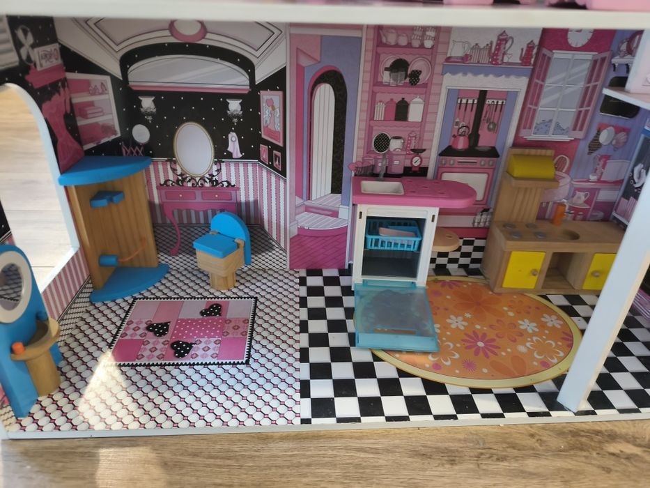 Domek dla lalek barbie wysoki | odbiór osobisty
