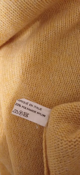 Swetr wełna 80%  R 48,50 blado kukurydziany kolor