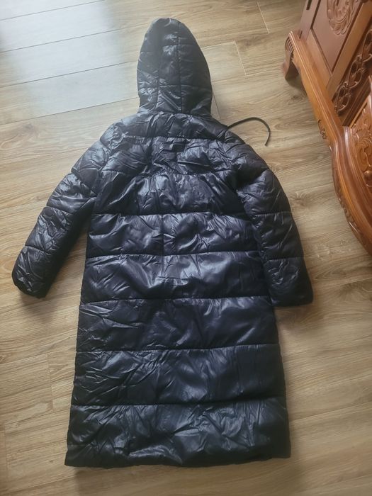 Maxi kurtka długa kurtka zimowa plus płaszcz wełniany