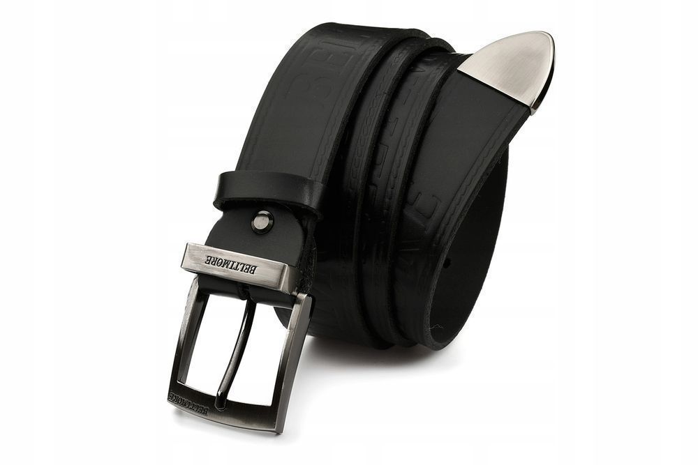 BELTIMORE pasek 130 145 do spodni skórzany pas skóra mocny klasyczny